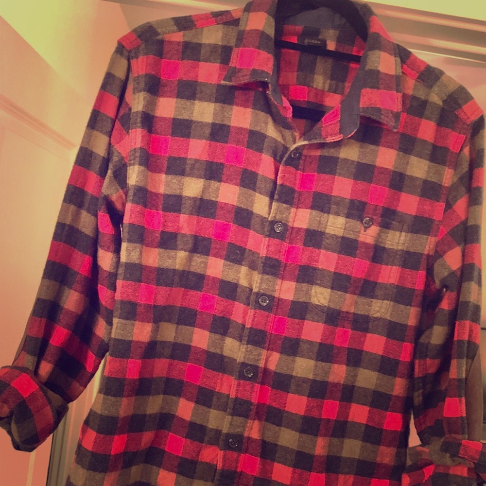 REDUCED. J.Crew Flannel button down shirt